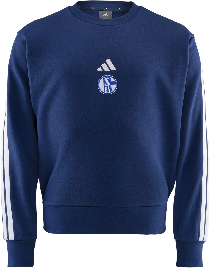 Суитчър adidas Originals FC Schalke 04 Prematch Crewneck Sweatshirt Синьо | 6s04ia0414