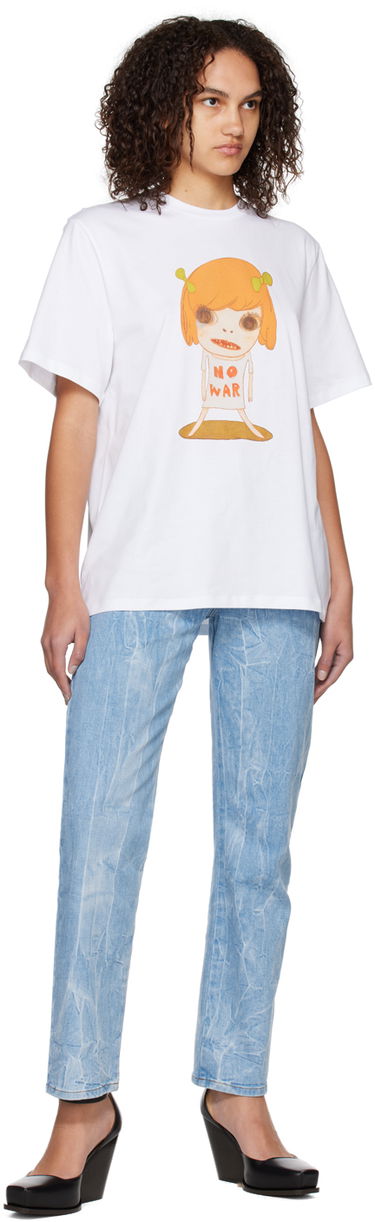 Дънки Stella McCartney Stella McCartney Crinkle Wash Jeans Синьо | 6D00293SPH08, 3
