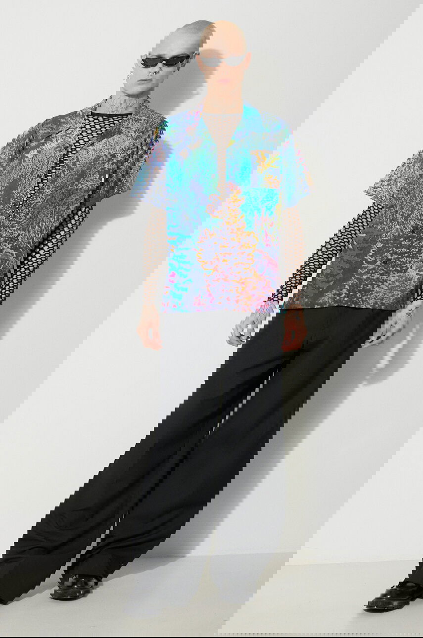 Риза BILLIONAIRE BOYS CLUB Willderness Relaxed Printed Camp Collar Shirt Многоцветен | B23425, 1