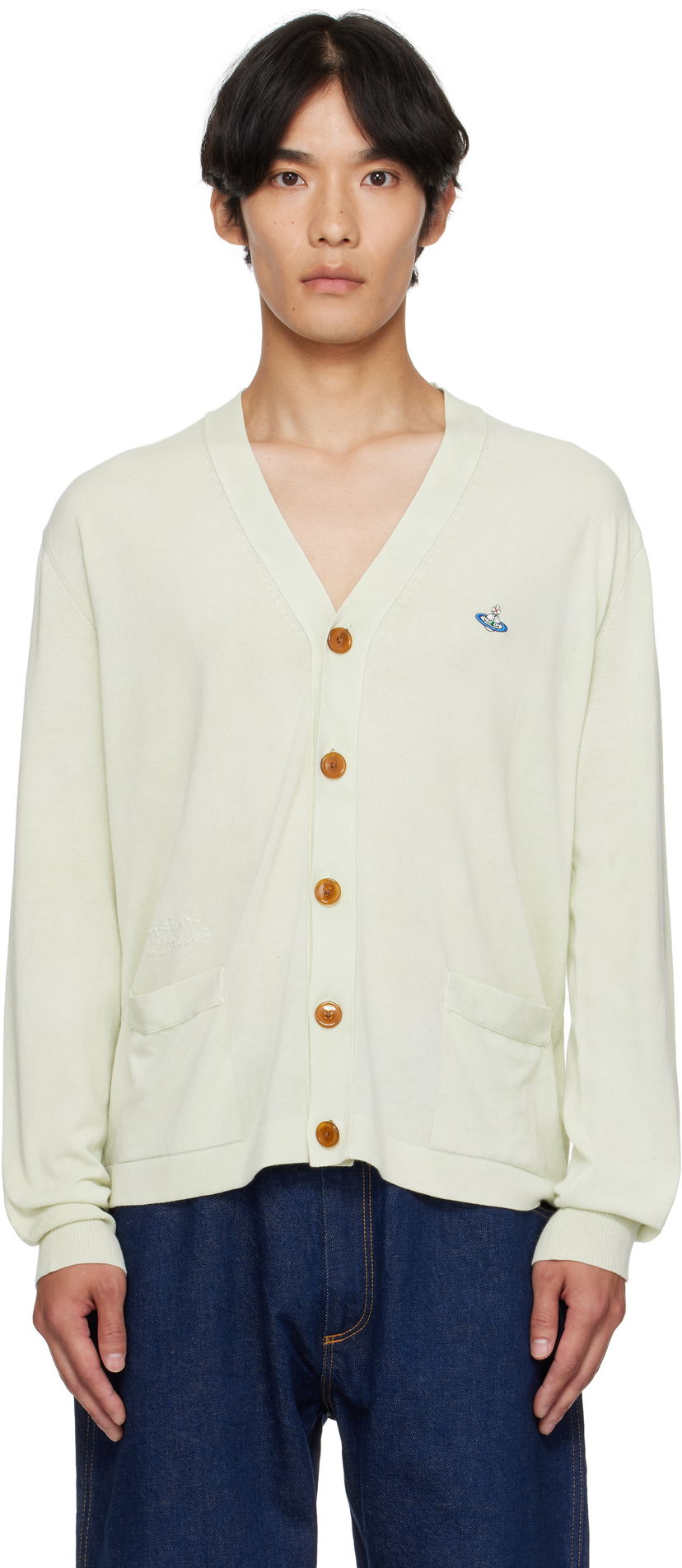Пуловер Vivienne Westwood Vivienne Westwood Alex Cardigan Зелено | 27010014-Y003K-