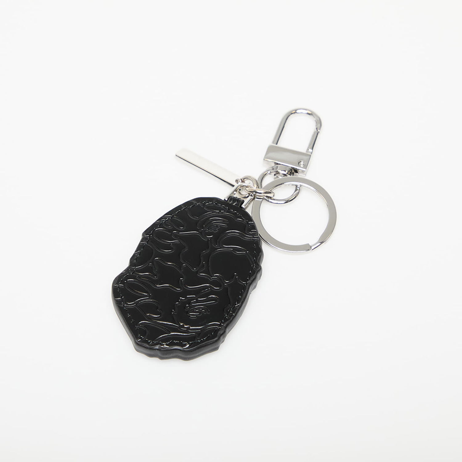 Ключодържатели BAPE A BATHING APE Ape Head Leather Keychain Черно | 001GDK301009MBLK, 1