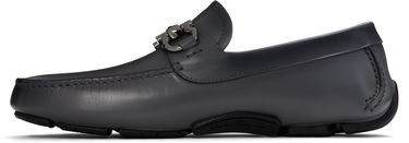 Кецове и обувки FERRAGAMO Salvatore Ferragamo Gancini Ornament Driver Loafers Сиво | 778797, 2
