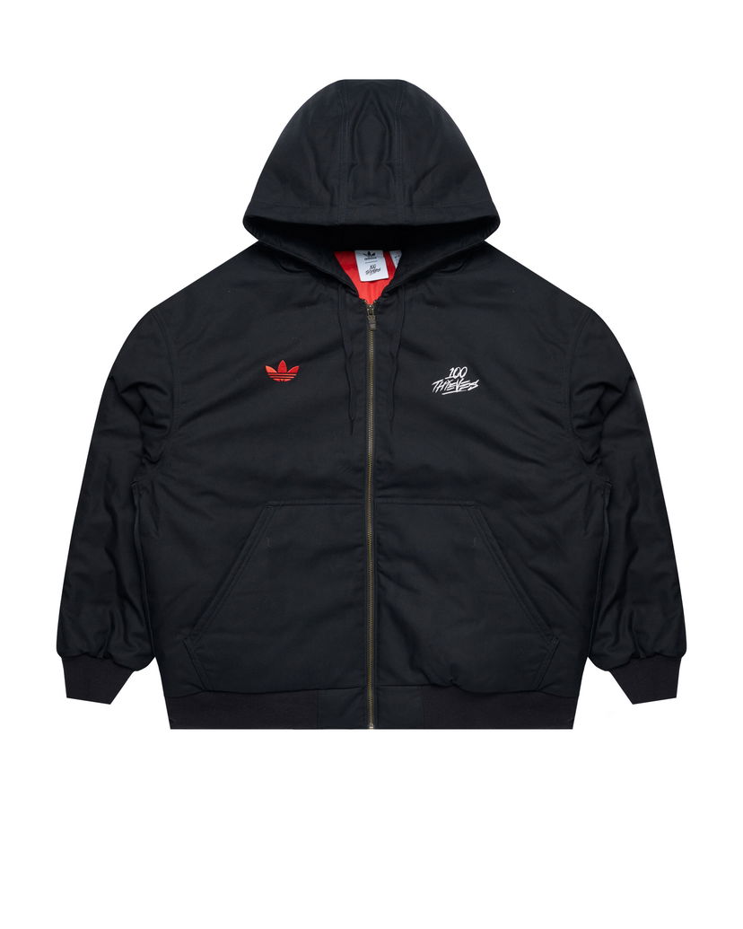 Суитчър adidas Originals 100 Thieves x Black Hooded Jacket Черно | JP0817