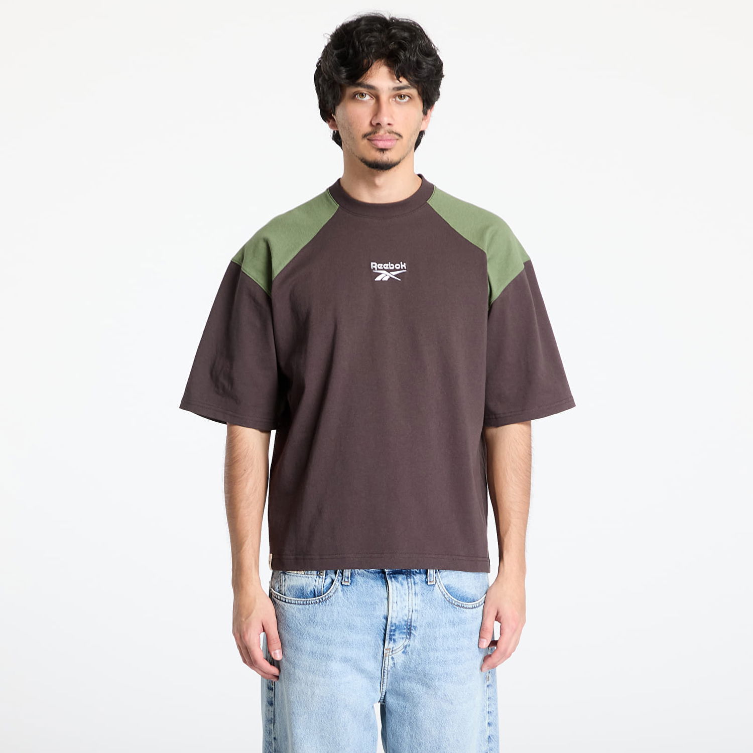 Тениска Reebok Cotton Shortsleeve T-Shirt Кафяво | RMAA00GC99JER0016054, 0