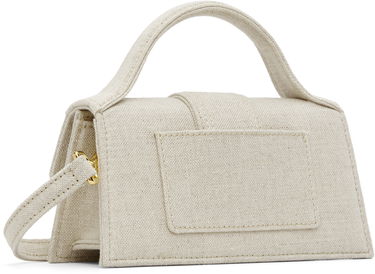 Дамска чанта Jacquemus Les Classiques 'The Bambino' Small Linen-Blend Top-Handle Flap Bag Бежово | 22HBAW00006AW00094, 2