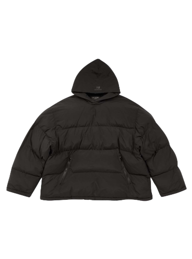 Пухо яке Balenciaga Sporty B Pull-Over Puffer Jacket Черно | 720156 TNO45 1000