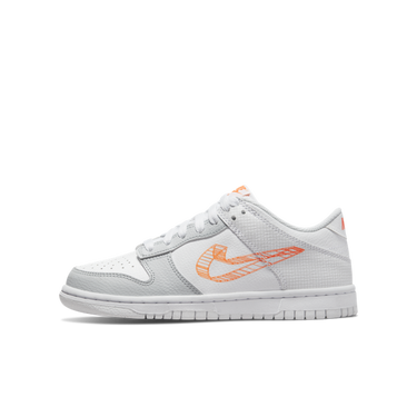 Кецове и обувки Nike Dunk Low SE "3D Swoosh" GS Сиво | DR0171-100, 0