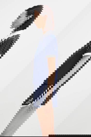 Комплект Sporty & Rich Crown 70S Pique Polo Shirt and Shorts Set Тъмно синьо | TO057621304BL107, 1