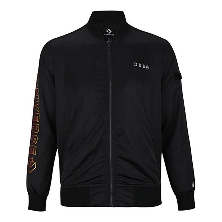 Яке бомбър Converse Stand Collar Baseball Jacket Черно | 10007769-A01, 0