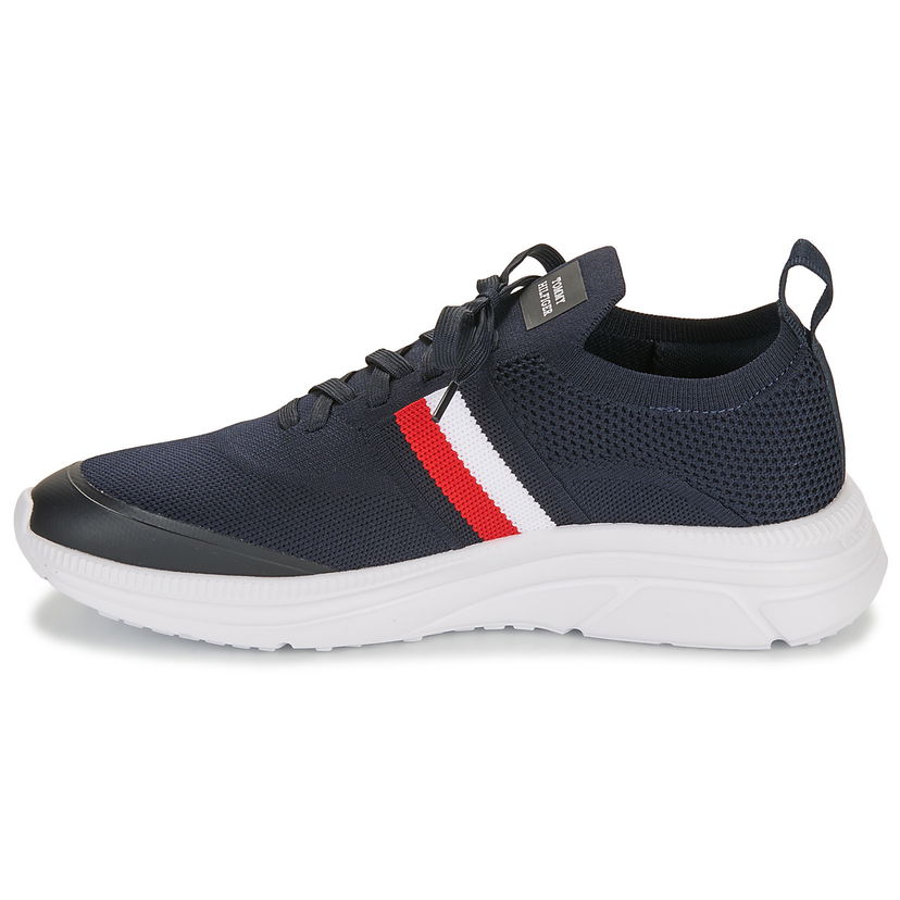 Кецове и обувки Tommy Hilfiger MODERN RUNNER KNIT STRIPES Черно | FM0FM04798-DW5