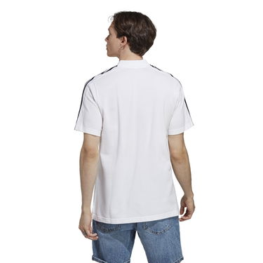 Поло тениска adidas Performance 3-Stripes Polo Shirt Бяло | IC9312, 2
