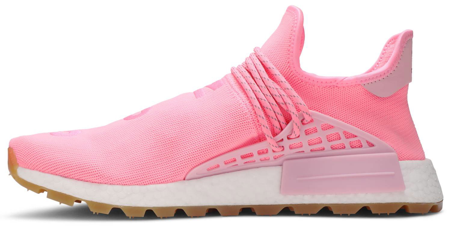 Кецове и обувки adidas Originals Pharrell x NMD Human Race Trail PRD "Sun Calm" Розово | EG7740, 0