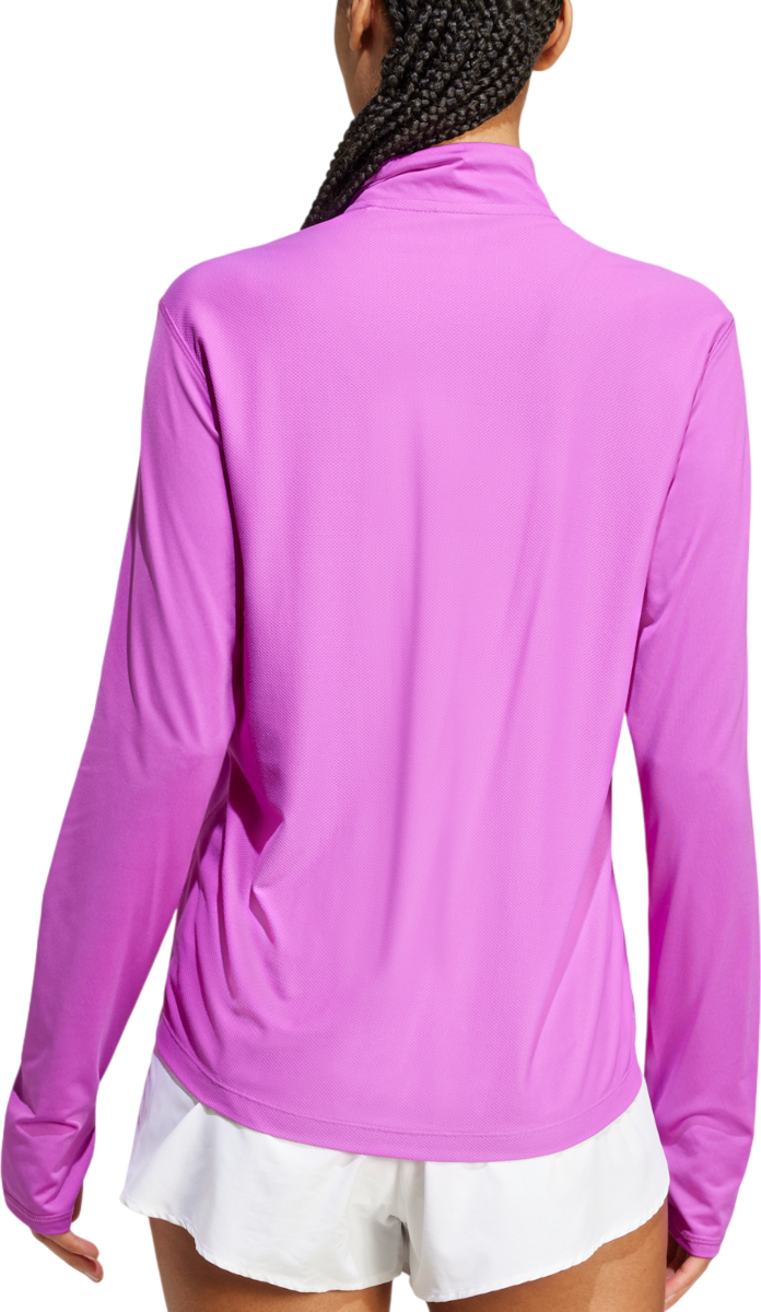 Пуловер adidas Originals Own the Run Quarter-Zip Running Top Лилаво | jv5905, 1