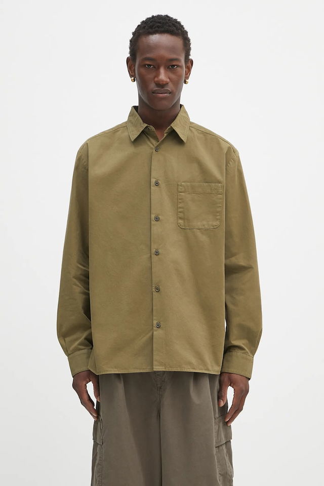 A.P.C. Chemise Malo Logo Relaxed Fit Shirt