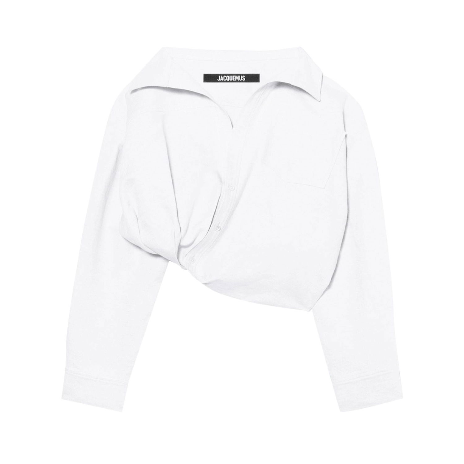 Риза Jacquemus La Chemise Mejean Shirt Бяло | 213SH101 1012 100, 1