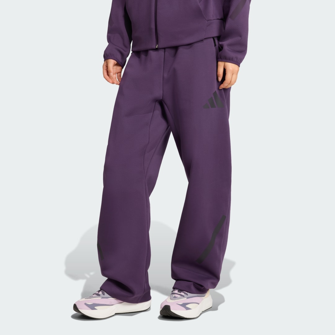 Панталони adidas Performance Z.N.E. Barrel Pants Лилаво | KB9441, 0