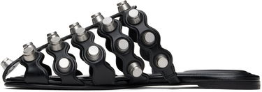 Кецове и обувки Alexander Wang Alexander Wang Rexa Cage Slide Sandals Черно | 30125M014, 2