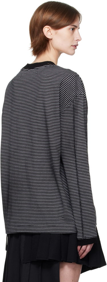 Пуловер Andersson Bell Andersson Bell Kurt Striped Long Sleeve T-Shirt Черно | atb1247m, 2