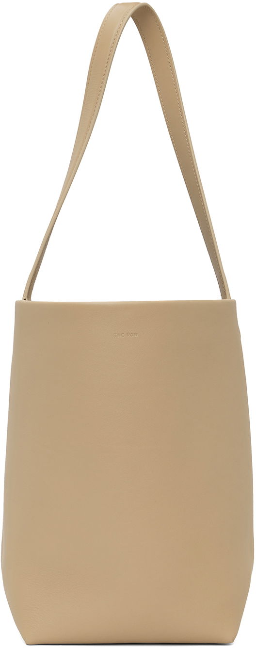 Голяма пазарска чанта The Row Tan Medium N/S Park Tote Бежово | W1313-L83