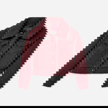 Яке UGG Frankie Cropped Sherpa Trucker Jacket Бургунди | 1171459-WGRP, 0