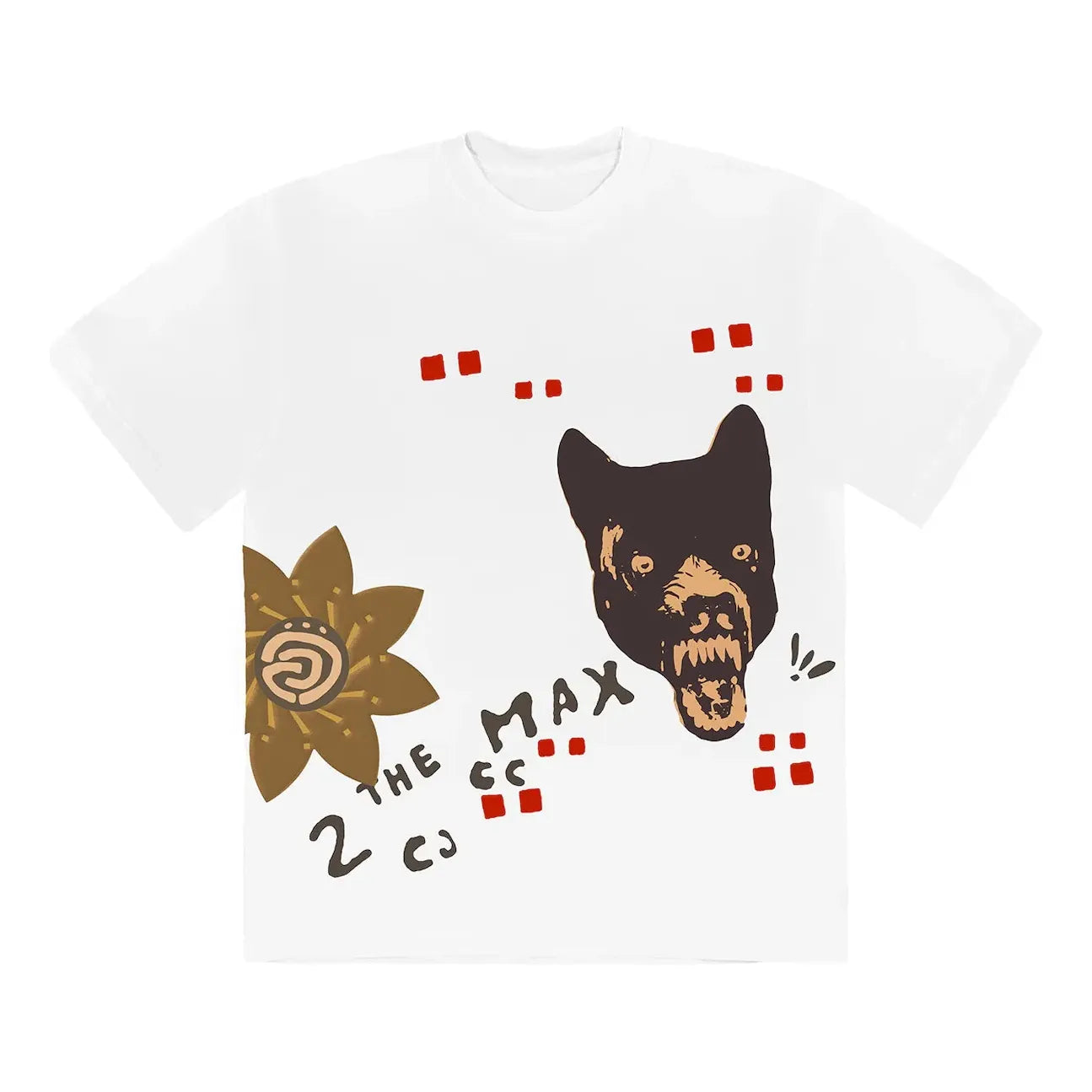 Тениска Cactus Jack by Travis Scott Travis Scott Cactus Jack Wolf Graphic T-Shirt Бяло | CJAM-SS03_M, 0