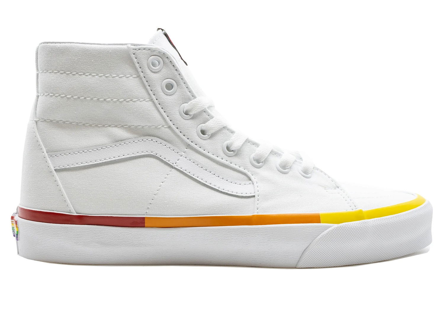 Кецове и обувки Vans Rainbow Foxing Sk8-hi Tapered Бяло | VN0A4U16MWF, 0