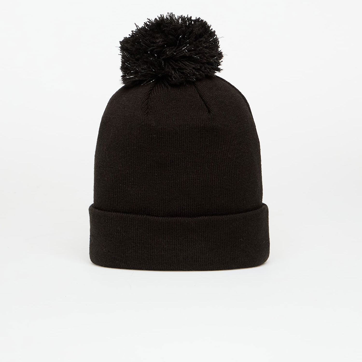 Шапка New Era Los Angeles Dodgers MLB Knit Medium Metallic Bobble Beanie Черно | 60691350, 1