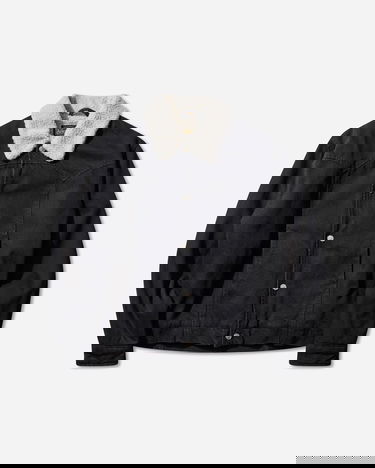 Палта Aries Sherpa Denim Car Coat Черно | AR7120004 Black, 1