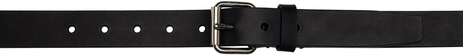 Колани VETEMENTS Logo Leather Belt Черно | UA66BE100B, 0