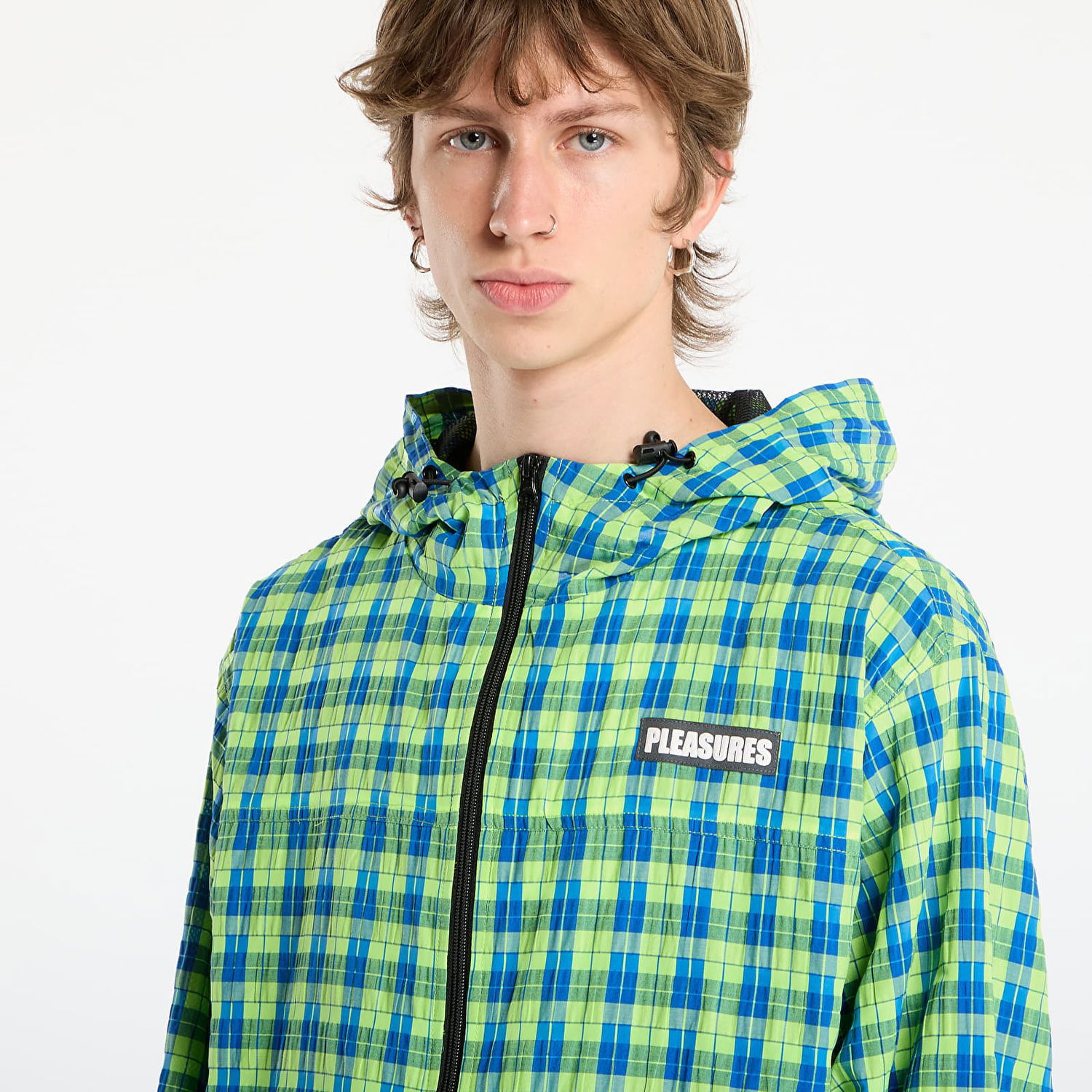 Яке Pleasures Practice Hooded Jacket Neon Зелено | P25F001-NEON, 1