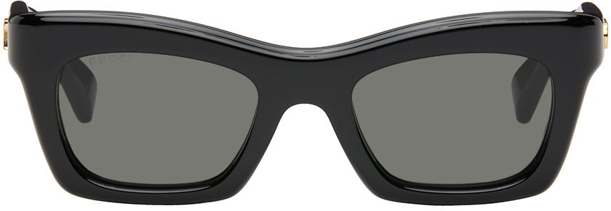 Слънчеви очила Gucci Black Rectangular Sunglasses Черно | GG1773S-001, 0