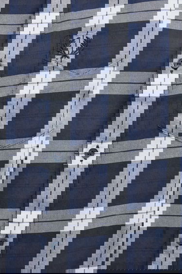 Риза Fred Perry Fred Perry Checked Regular Fit Shirt Тъмно синьо | M1742, 3