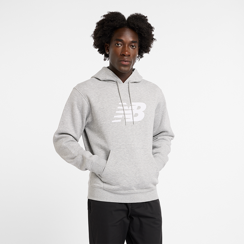 Суитчър New Balance NB Hoodie Сиво | Pánska bunda New Balance MT43904AG – sivé, 0