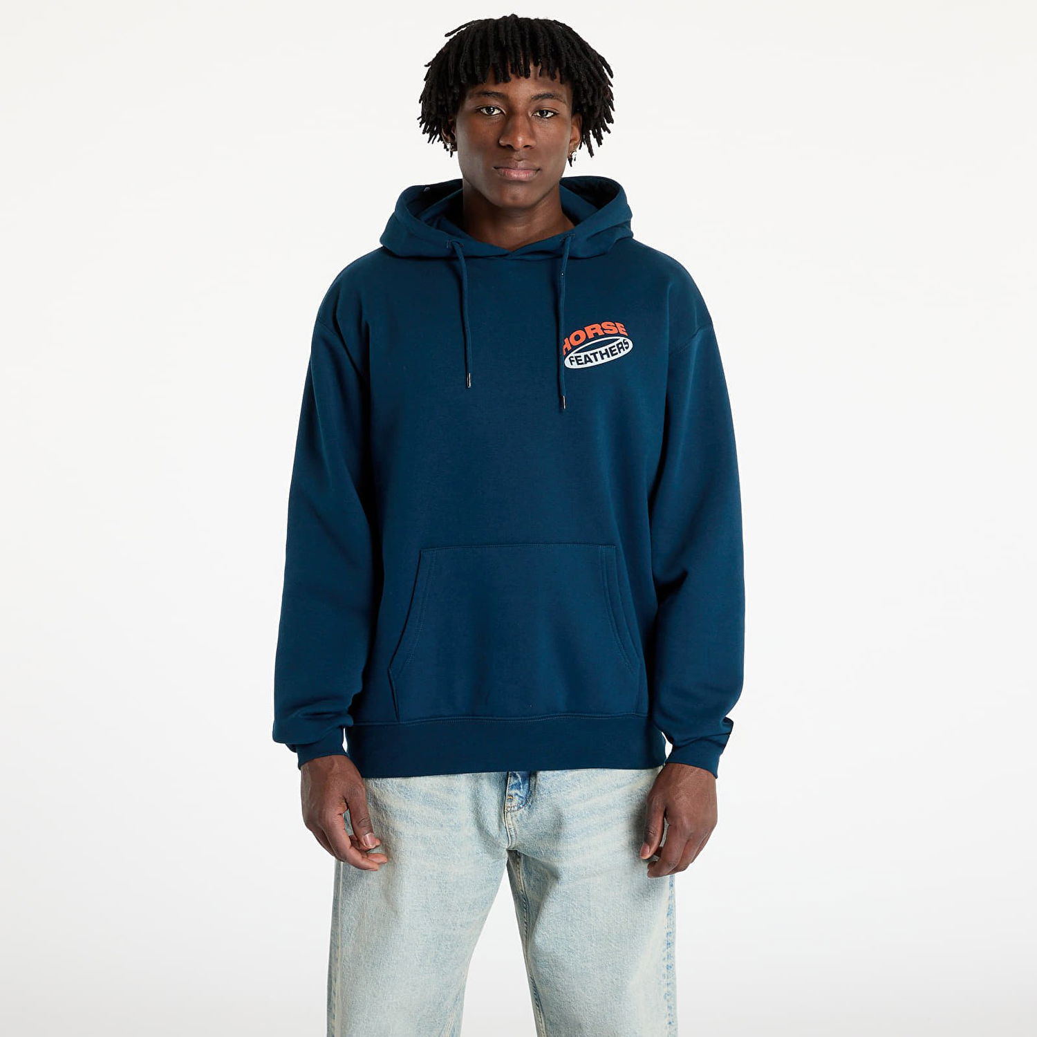 Суитчър Horsefeathers Horsefeathers Orbit Hoodie Тъмно синьо | SM1373A, 0