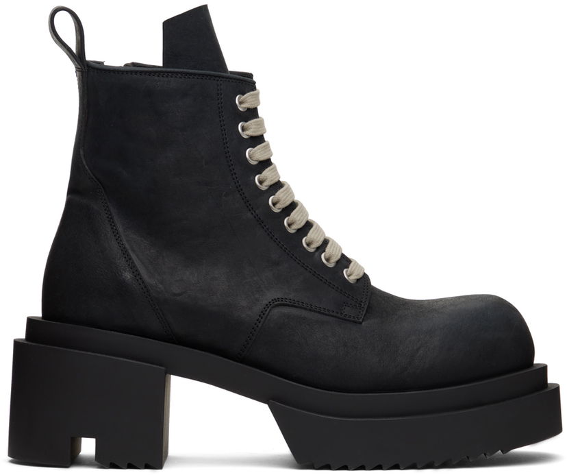 Кецове и обувки Rick Owens Low Army Boots Черно | RU01D3835 LBK