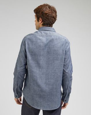 Риза Lee 101 70's Shirt Dry Сиво | 112331404:XXL, 1