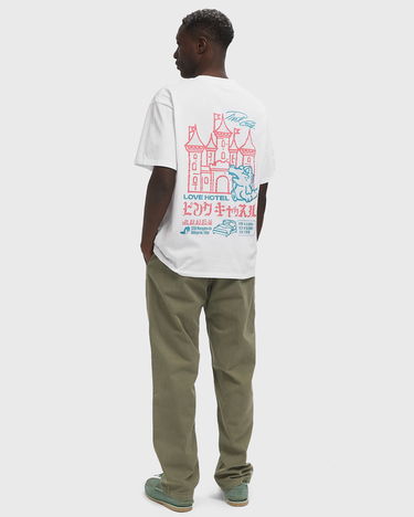 Тениска EDWIN Pink Castle Graphic T-Shirt Бяло | I036397-0267, 2