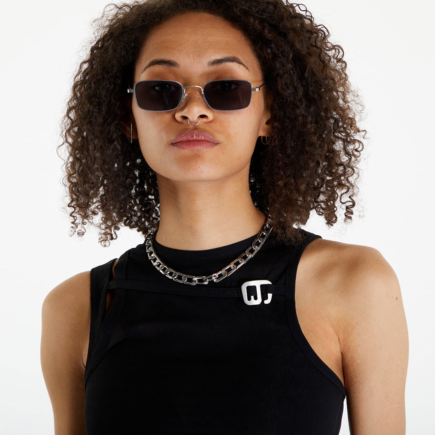 Карго панталони HELIOT EMIL Gregaria Cutout Tank Top Черно | HE_W_13_021_C01_BLK01, 1