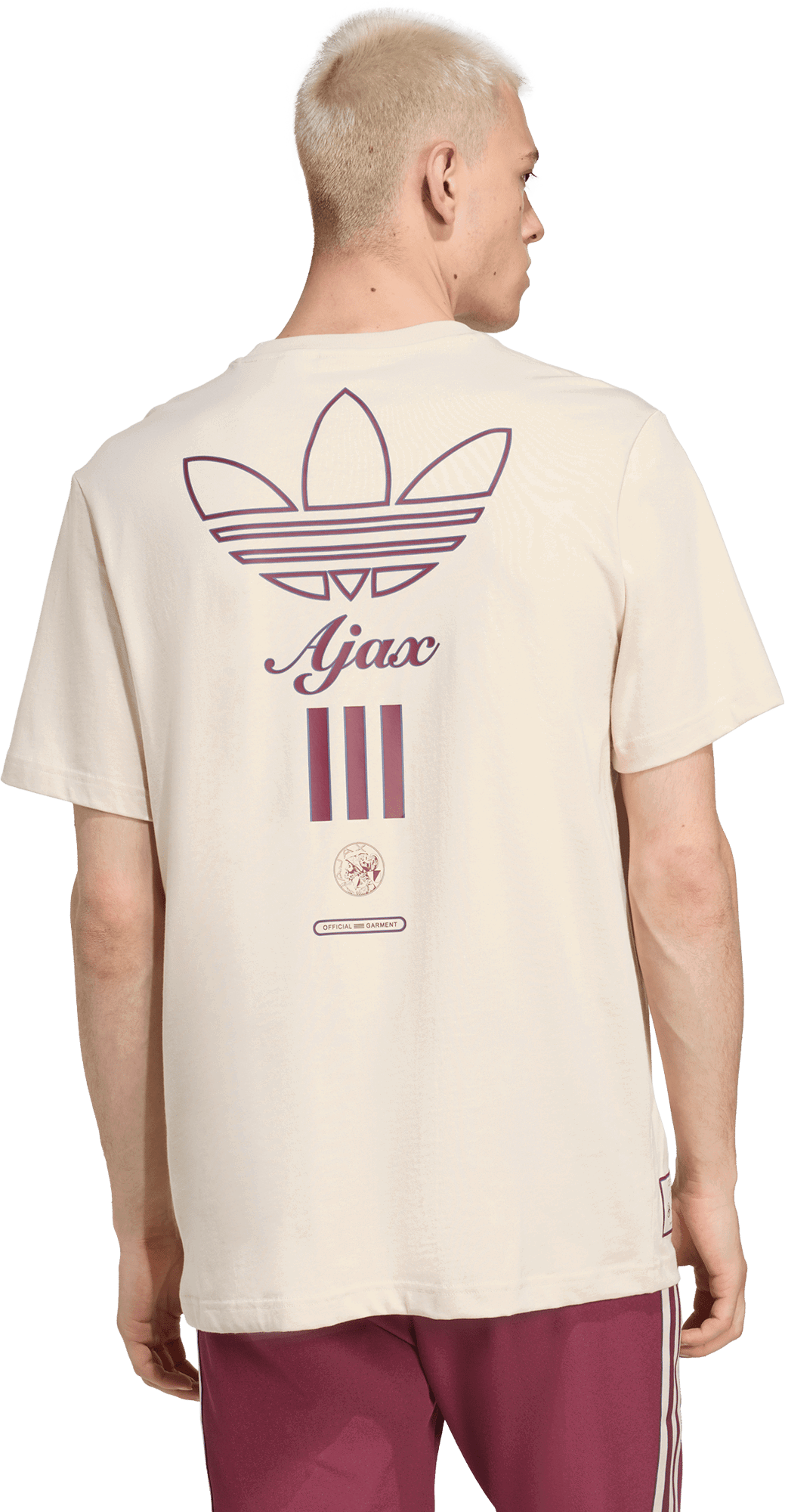 Тениска adidas Performance Ajax Amsterdam Terrace Icons T-Shirt Бежово | JM7353, 1