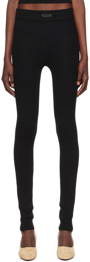 Клинове Fear of God Fear of God ESSENTIALS Waffle Leggings Черно | 192BT247270FW, 0