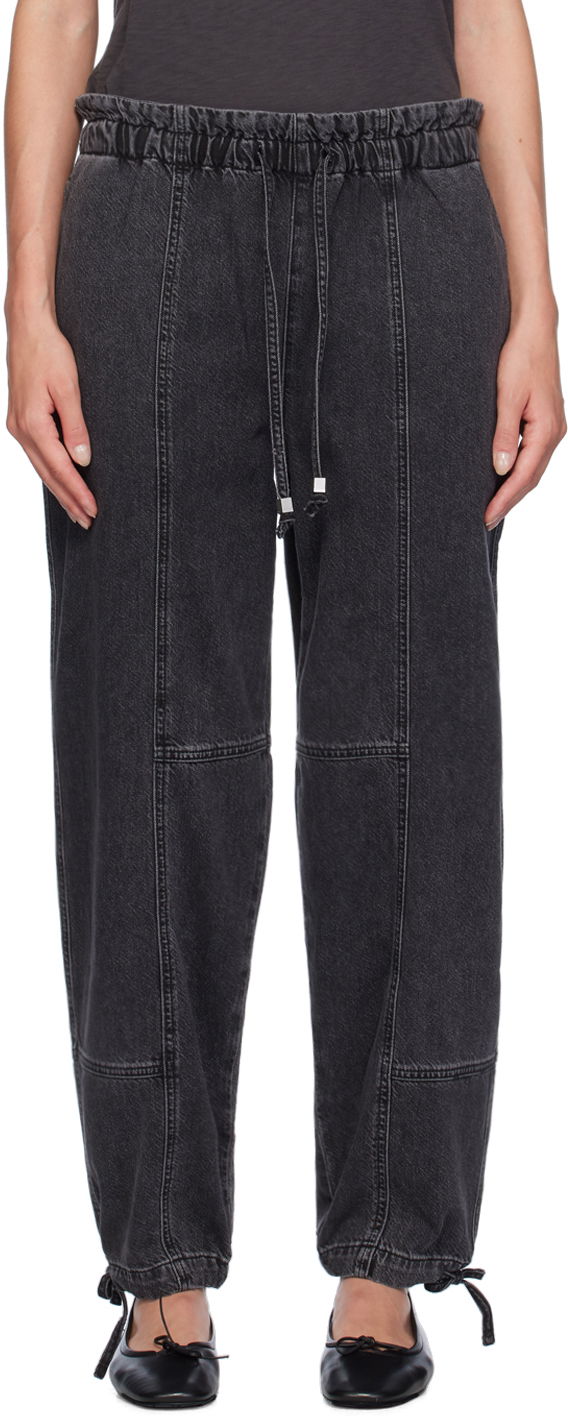 Карго панталони rag & bone Featherweight Jordan Drawstring Jeans Черно | WDD24F2992ITAN, 0