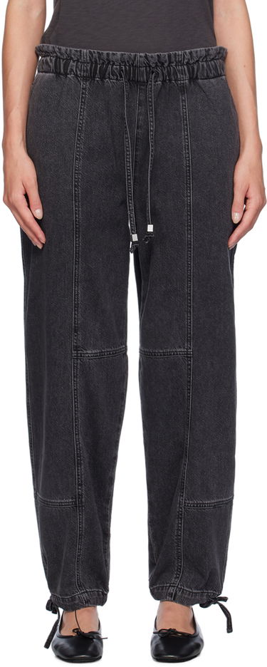 Карго панталони rag & bone Featherweight Jordan Drawstring Jeans Черно | WDD24F2992ITAN, 0