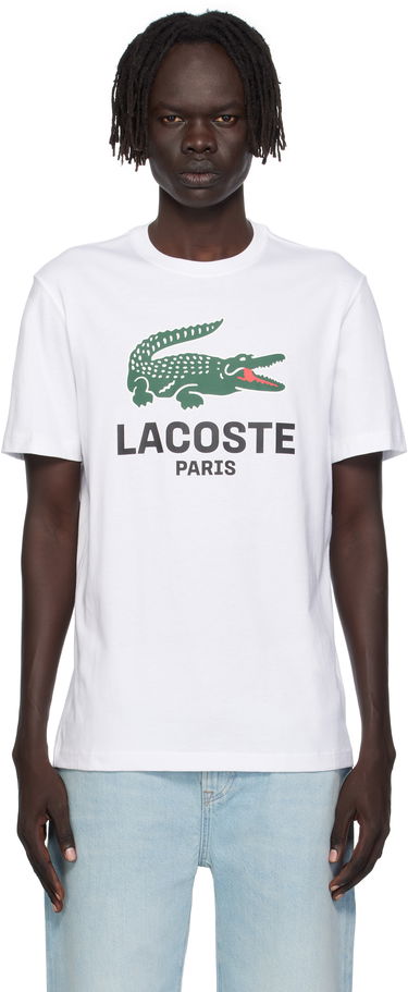 Тениска Lacoste Lacoste Croc Originals T-Shirt Бяло | TH5634_001, 0
