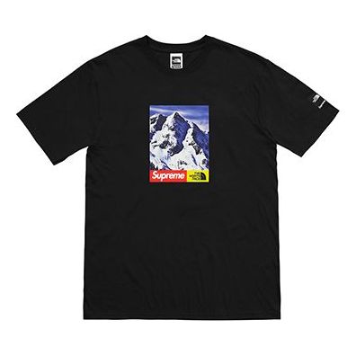 Тениска Supreme Mountain Print Collaboration T-Shirt Черно | SUP-SS18-658