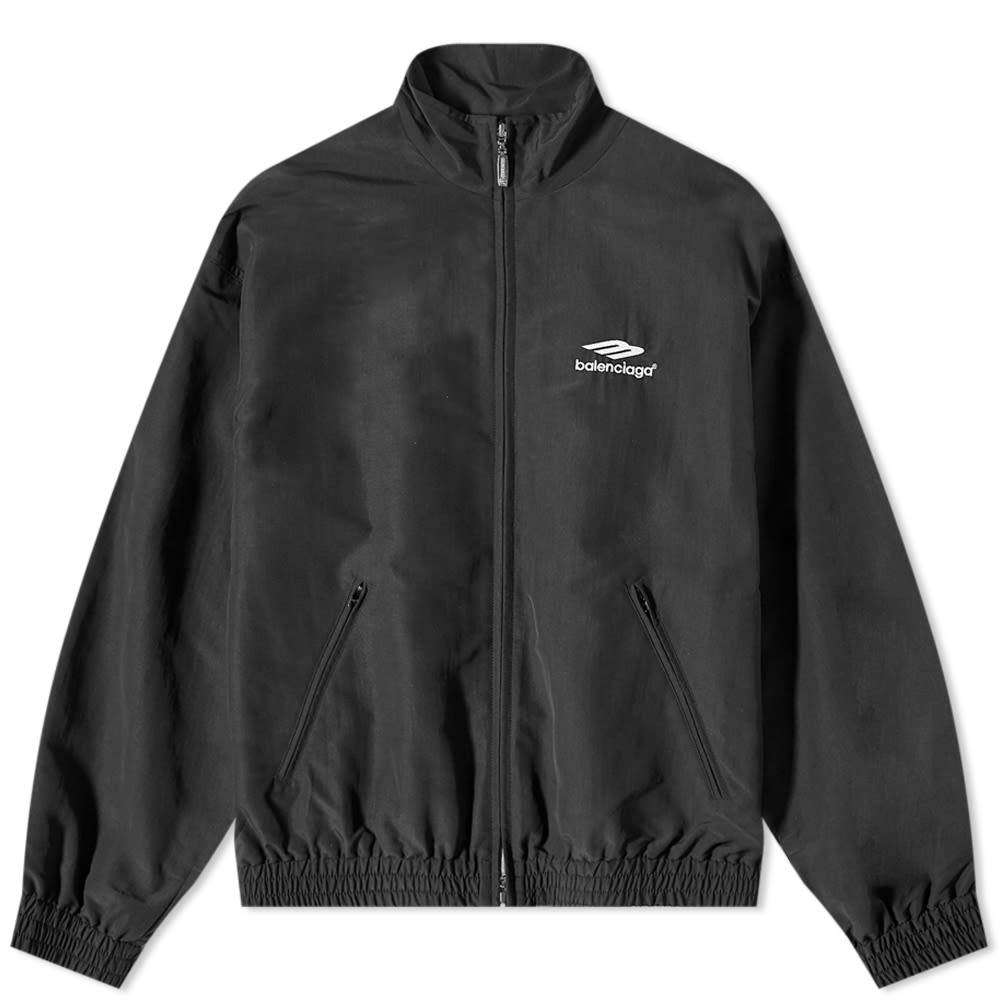 Яке Balenciaga Nylon Track Jacket Black Черно | 704505-TKO48-1000, 0