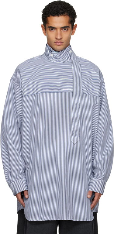 Риза Dries Van Noten Dries Van Noten Paneled High-Neck Shirt Многоцветен | 252-020787-2296, 0