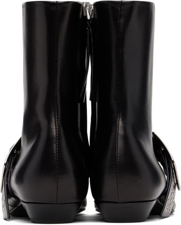 Кецове и обувки Jil Sander Jil Sander Eyelet Buckle Ankle Boots Черно | J15WU0105_P8226, 1