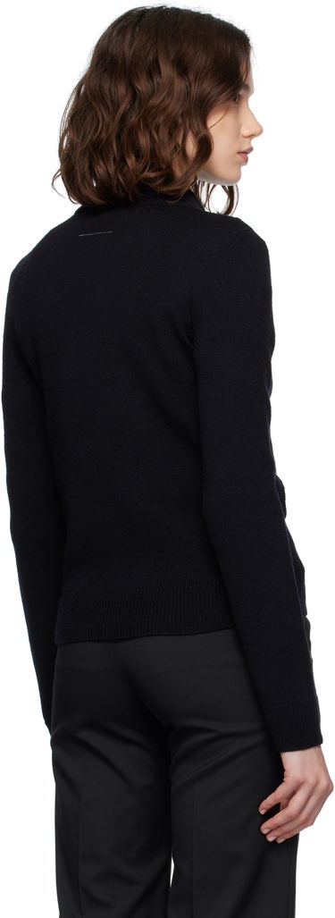 Пуловер Maison Margiela MM6 Maison Margiela Wool Knit Sweater Черно | S52HL0044 M13139, 2