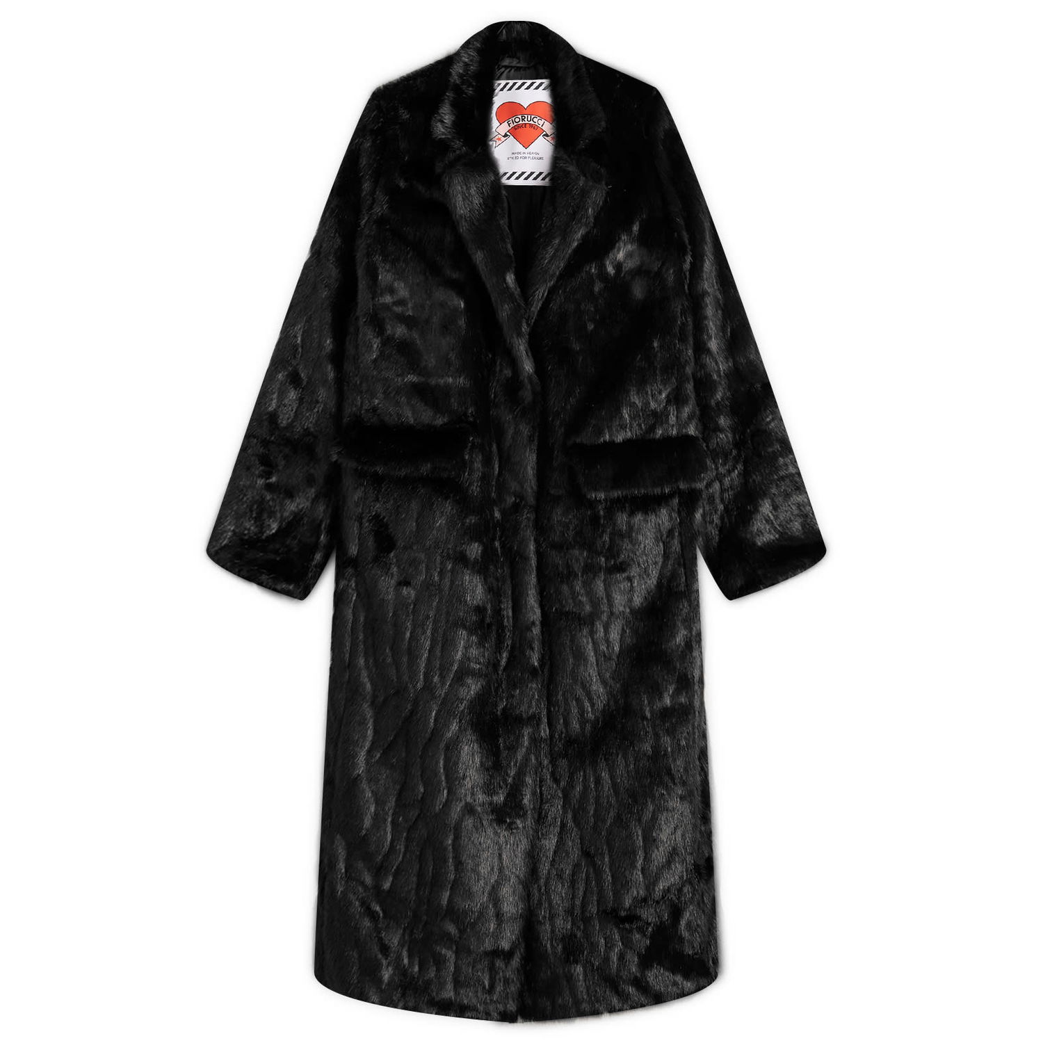 Палта Fiorucci Faux Fur Coat Black Medium Черно | W01FPOCO167FF01BK01-BLK, 0