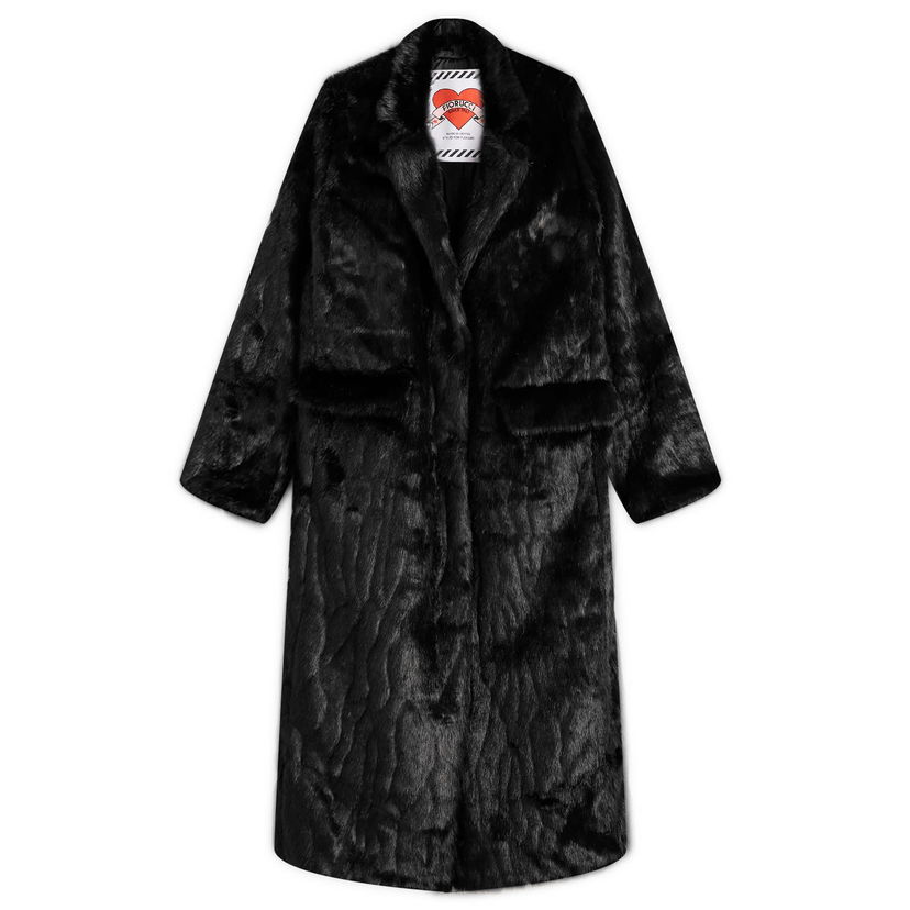 Палта Fiorucci Faux Fur Coat Black Medium Черно | W01FPOCO167FF01BK01-BLK